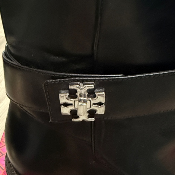 Tory Burch Black Leather Ankle Boots - Picture 2 of 8